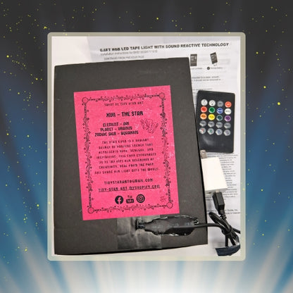 THE STAR Tarot AQUARIUS astrology sign 3D Shadow Box